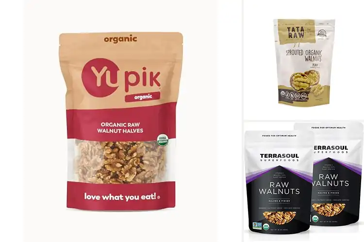 Detailed view of Best 100 Percent Organic Walnuts: Premium, Healthy Snacking