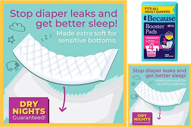 Detailed view of Best Absorbent Booster Pads