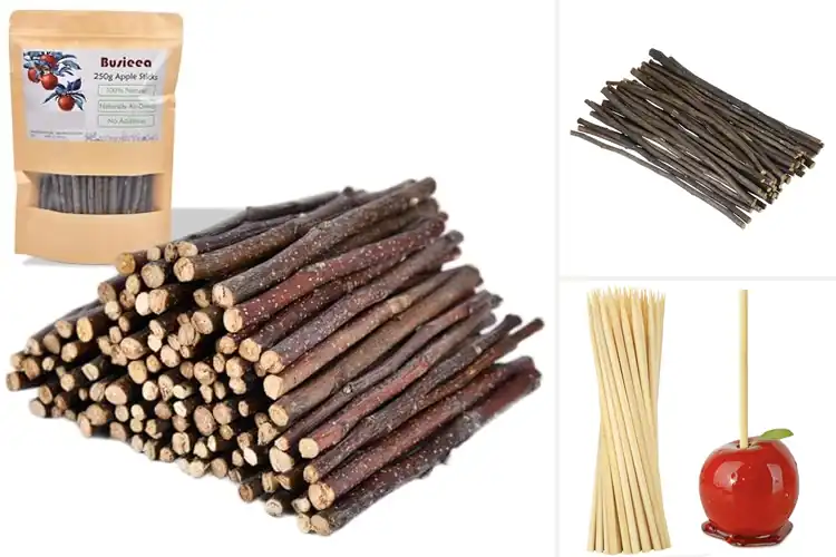 Detailed view of Best Apple Wood Sticks for Pets, Crafts & Cooking Perfection