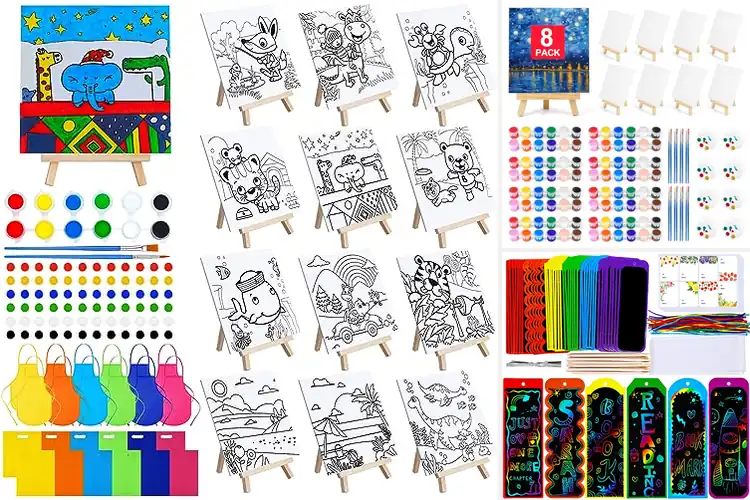 Detailed view of Best Art Party Kits