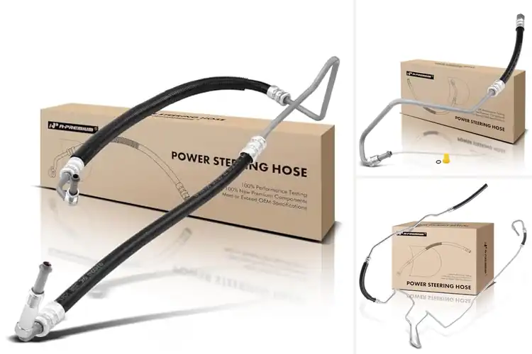 Detailed view of Best Cadillac DTS Compatible Power Steering Hose