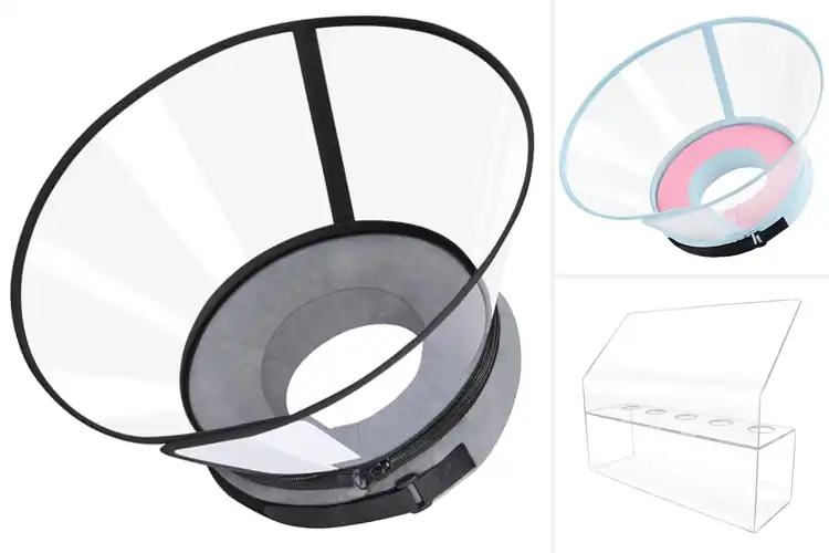 Detailed view of Best Clear View Cones: Comfortable Recovery for Pets