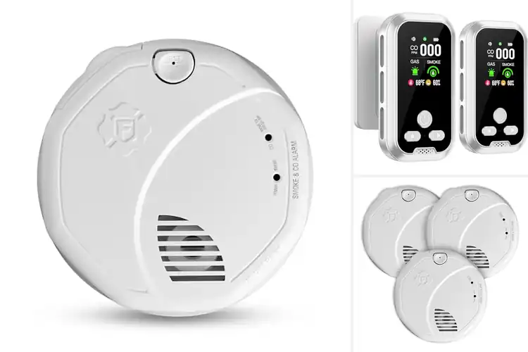 Detailed view of Best Combination Smoke and Gas Detectors