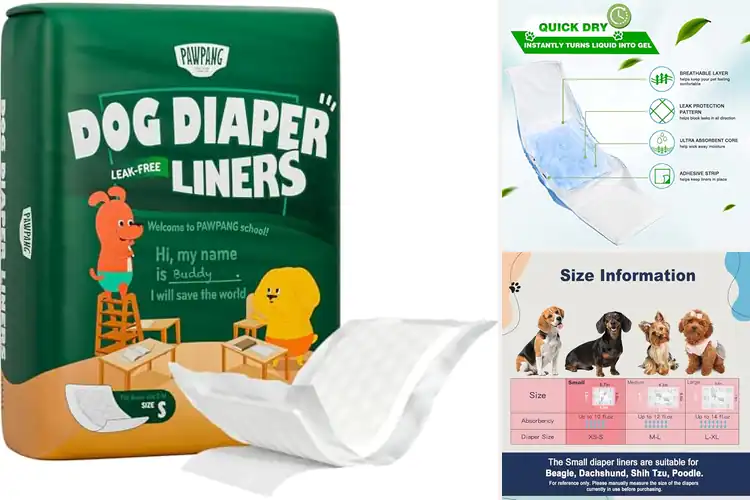 Detailed view of Best Dog Diaper Liners