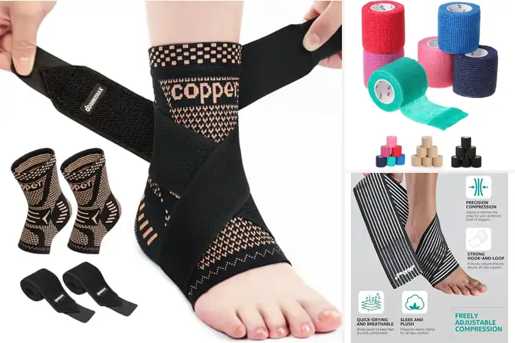 Detailed view of Best Foot Wraps: Top 10 Picks for Pain Relief & Comfort