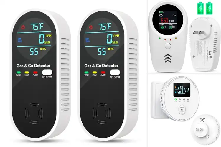 Detailed view of Best HDlcd Display Gas And CO Detector