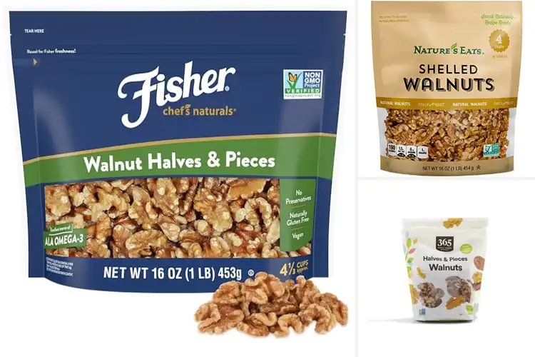 Detailed view of Best Healthy Walnuts: Non-GMO, Vegan, Keto-Friendly Snack