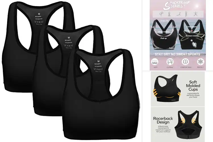 Detailed view of Best High Support Sports Bras