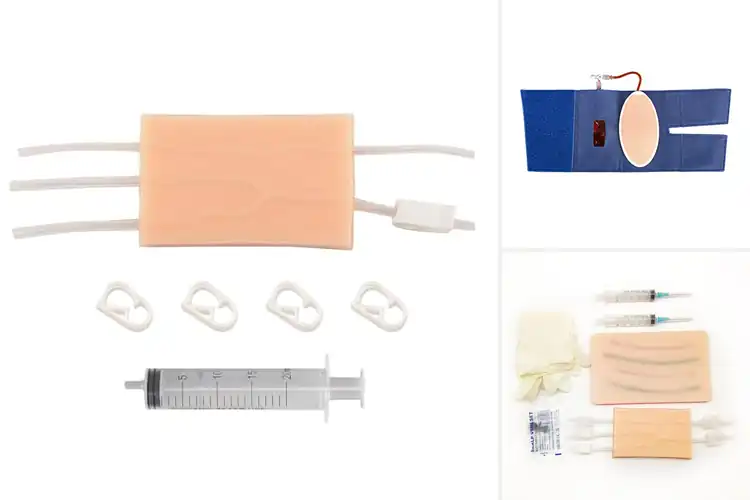 Detailed view of Best IV Catheter Insertion Practice Pad