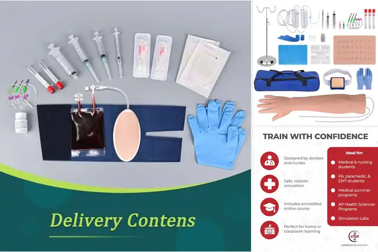 Detailed view of best IV Practice Kits For Beginners