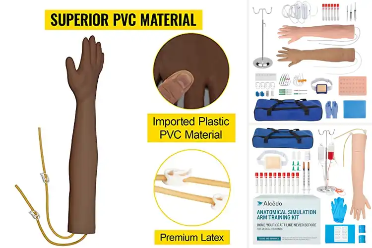 Detailed view of Best IV Practice Kits With Stand: Master IV Skills Safely