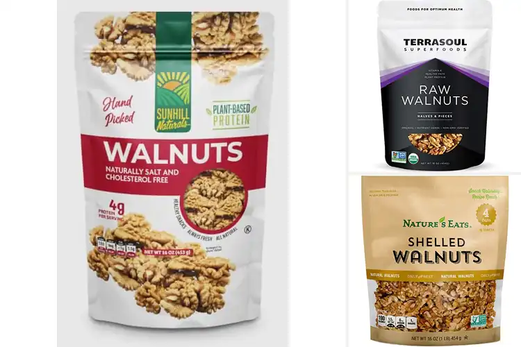 Detailed view of Best Light Halved walnut Pieces For Fresh Flavor