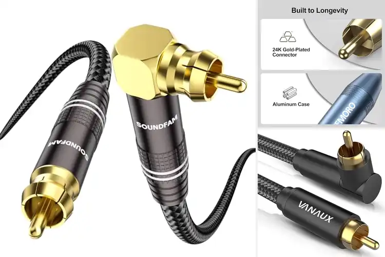 Detailed view of Best LinkFit Connectors Subwoofer Cable