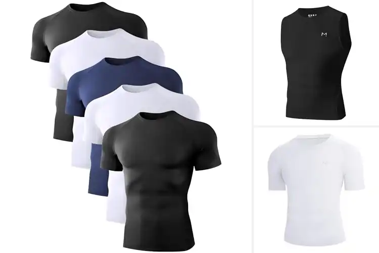 Detailed view of Best Mens Compression Undershirts