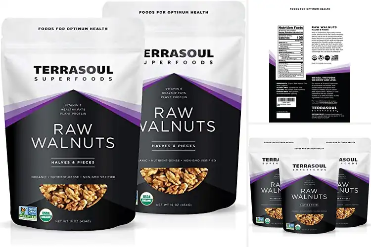 Detailed view of Best Organic Superfoods Walnuts