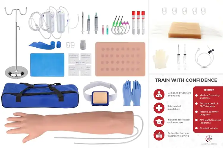 Detailed view of Best Phlebotomy Blood Draw Training Kits