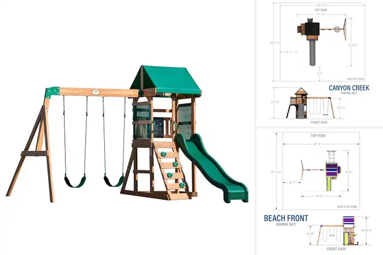 Detailed view of Best Play Structures