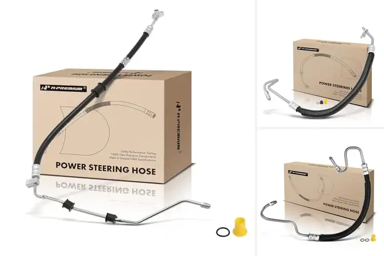 Detailed view of Best Power Steering Pressure Hose Line Assembly