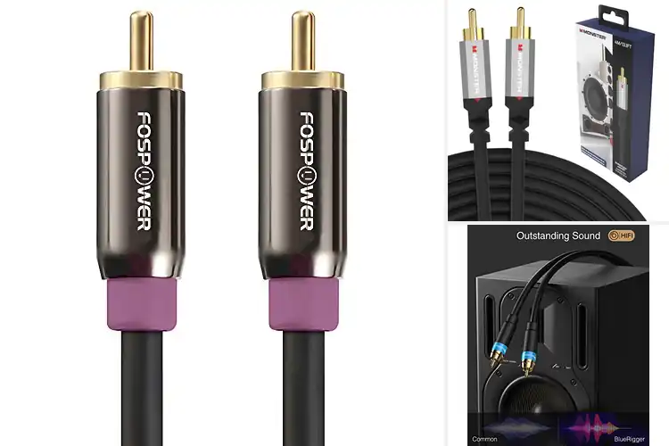 Detailed view of Best Premium Audio Subwoofer Cable: Deep Bass, Rich Sound