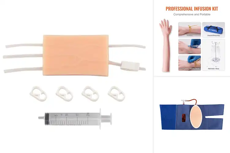 Detailed view of Best Realistic IV Insertion Practice Models