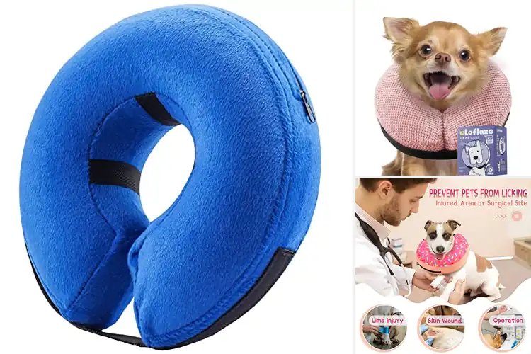 Detailed view of Best Soft Dog Donut Collars