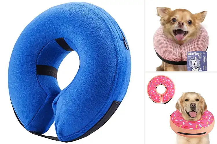 Detailed view of Best Soft Donut Dog Cone: Gentle Healing for Your Pet