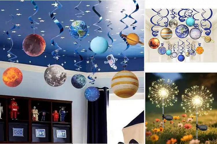 Detailed view of Best Solar Party Decorations