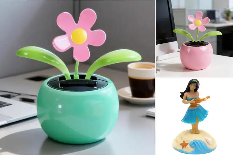 Detailed view of Best Solar Powered Desk Ornaments