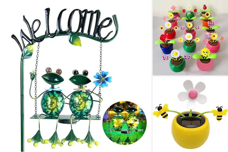 Detailed view of Best Solar Swing Ornaments That Brighten Any Space