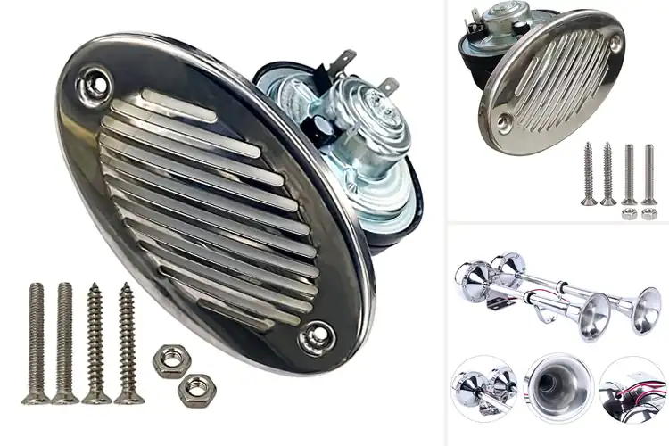 Detailed view of Best Stainless Steel Boat Horns: Power & Reliability