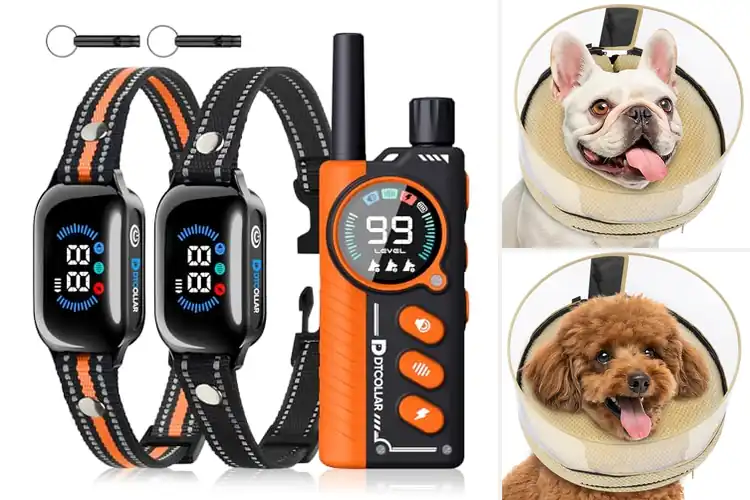 Detailed view of Best Two In One Comfort Protection Collar