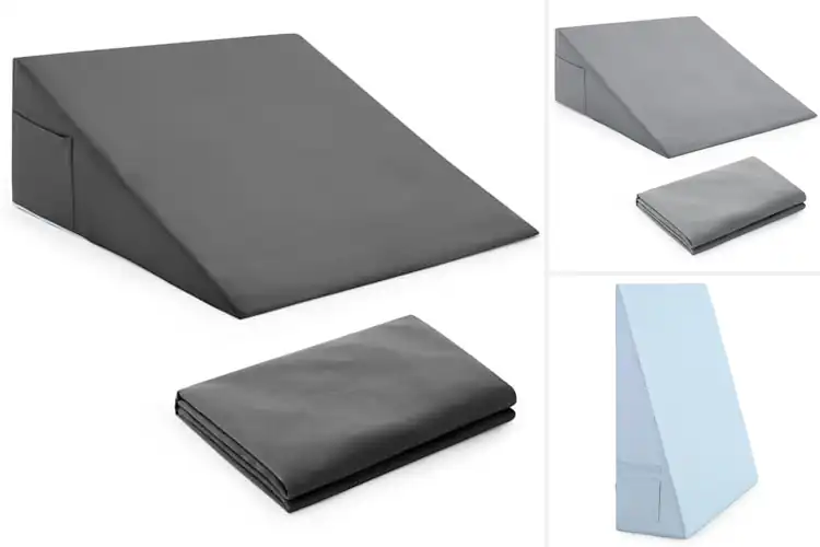 Detailed view of Best Wedge Pillows With Storage Pockets