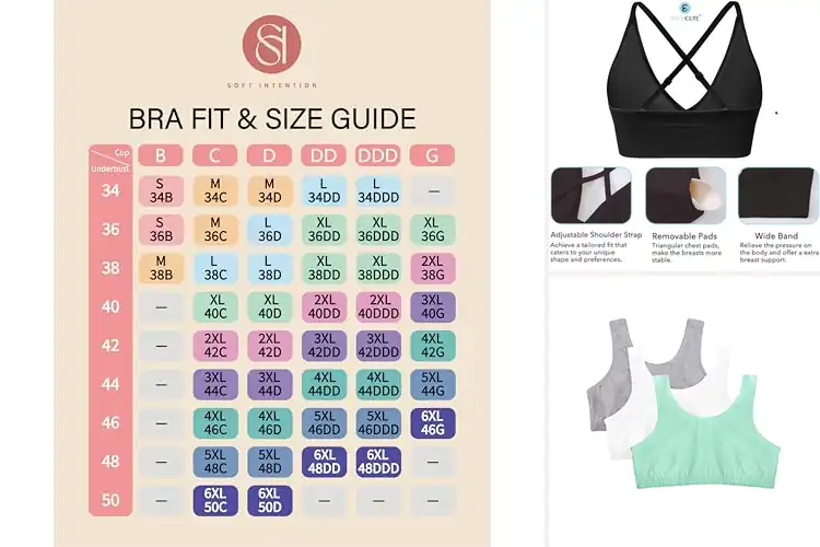 Detailed view of Best Wireless Sports Bras