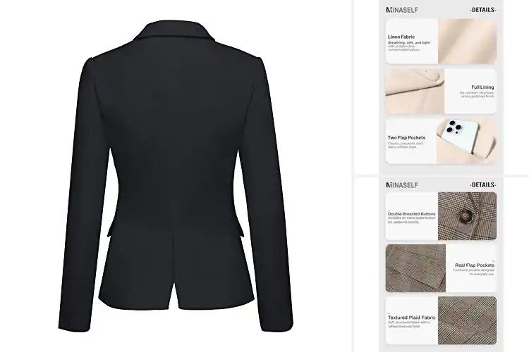 Detailed view of Best Work Blazers